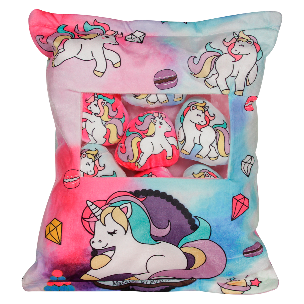 Almohada Unicornio contorno